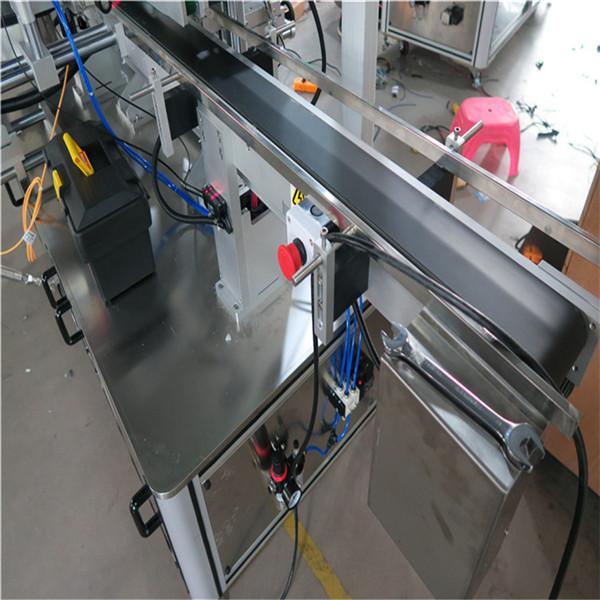 د مربع بوتل لیبل کولو ماشین ، د ډبل اړخ بوتل سټیکر لیبل کولو ماشین