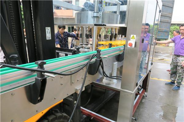 د بوتل روټري سټیکر لیبل کولو ماشین تجهیزات PLC ټچ سکرین