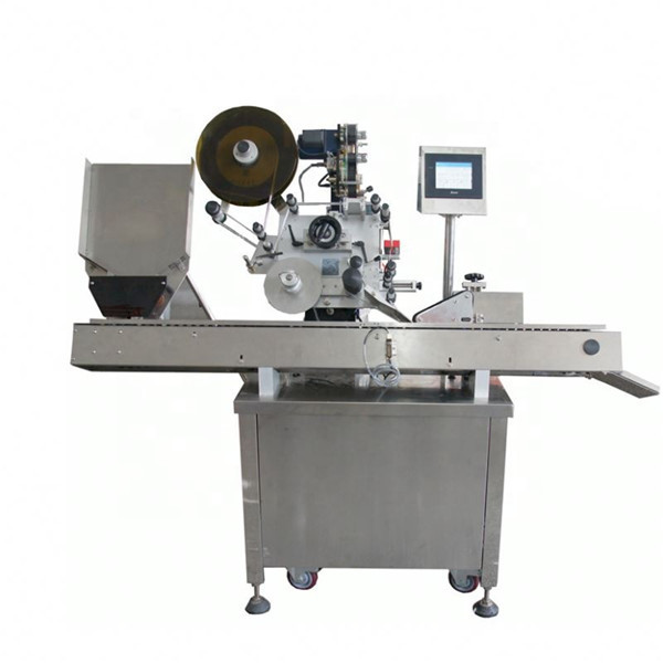 د اقتصاد اتوماتیک نرم څښاک بوتلونه د وایل لیبل کولو ماشین