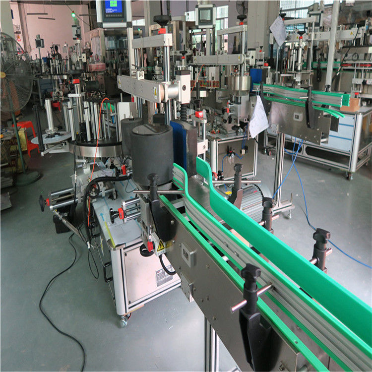 د چین ډبل اړخ ځان چپکونکي سټیکر بوتل لیبل کولو ماشین 190 ملي متره لوړوالی مکس عرضه کونکی