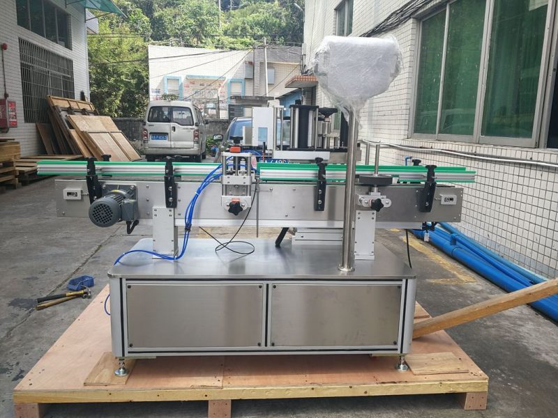 د ګرد بوتل / کانټینر / جار عرضه کونکي لپاره چین د اورینټید ریپ شاوخوا شاوخوا لیبل کولو سیسټم