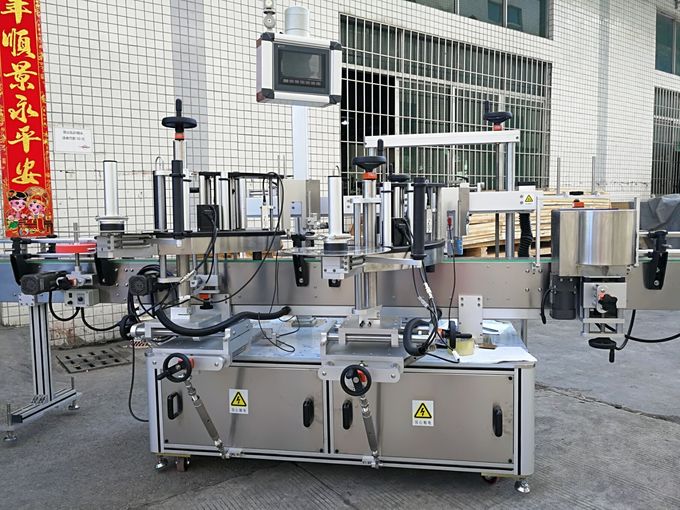 دوه اړخیزه محاذ او شاته د ځان چپکونکي لیبل کولو ماشین د ټچ سکرین بشپړ اتومات سره